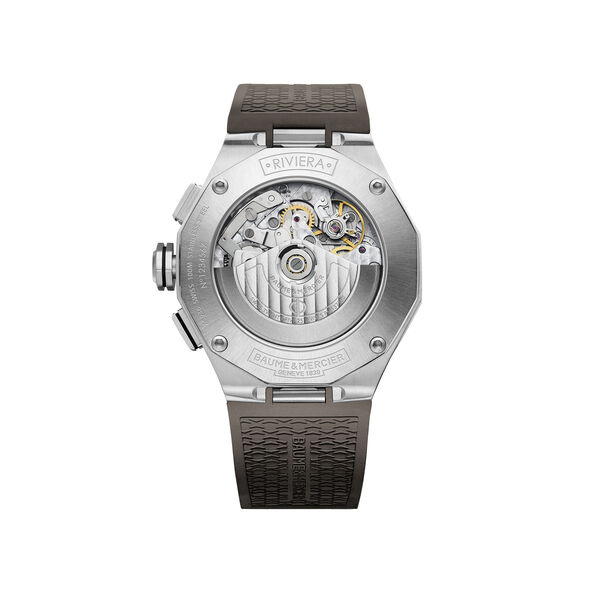 Riviera 43 mm Chronograph automatique en acier inoxydable
